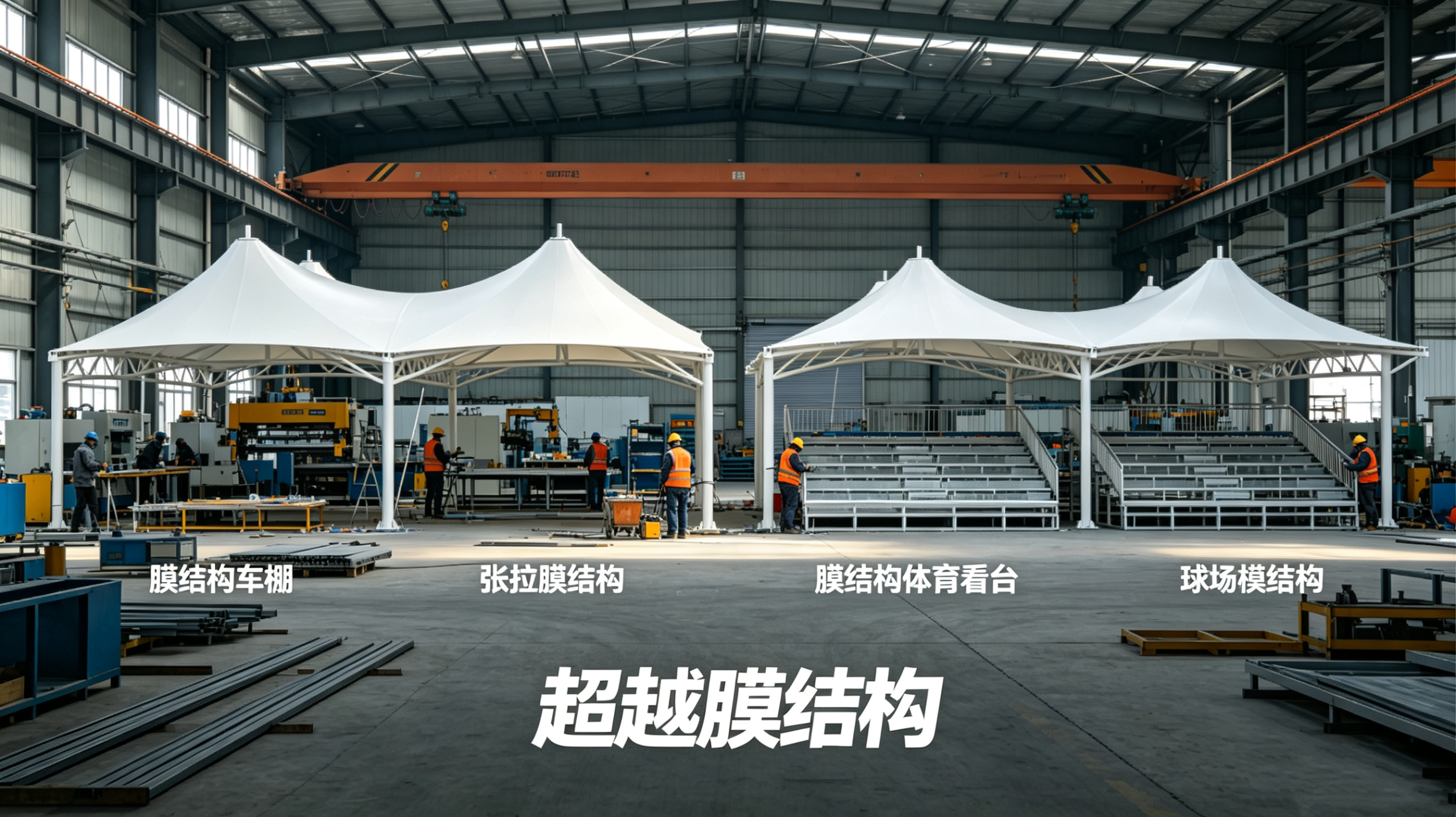邵阳市膜结构工程膜结构体育看台 - 一站式服务